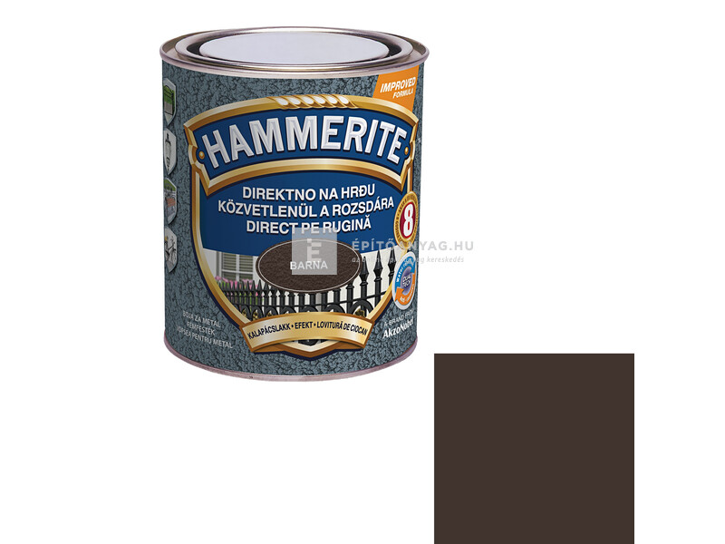 Hammerite fémfesték kalapácslakk barna 0,75 l