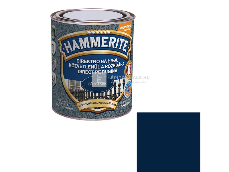Hammerite fémfesték kalapácslakk sötétkék 0,75 l