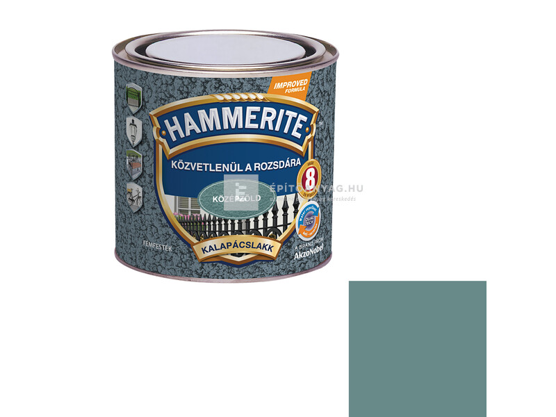 Hammerite fémfesték kalapácslakk középzöld 0,25 l
