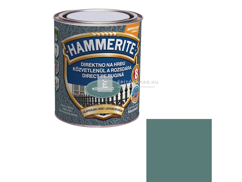 Hammerite fémfesték kalapácslakk középzöld 0,75 l