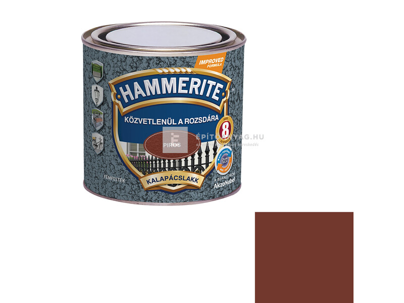 Hammerite fémfesték kalapácslakk piros 0,25 l