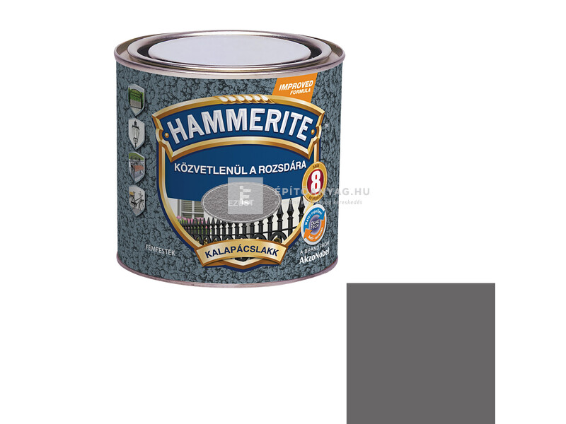 Hammerite fémfesték kalapácslakk ezüst 0,25 l