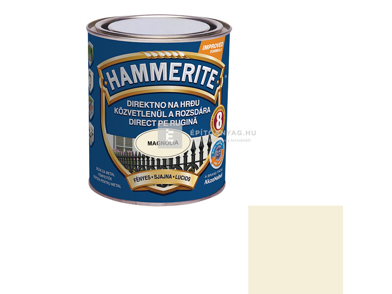 Hammerite fémfesték fényes magnólia 0,25 l