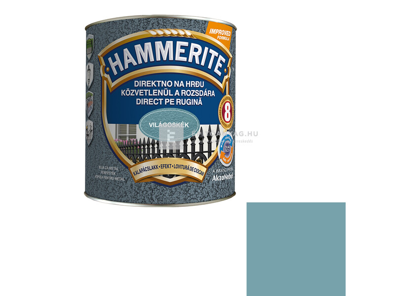 Hammerite fémfesték kalapácslakk világoskék 2,5 l