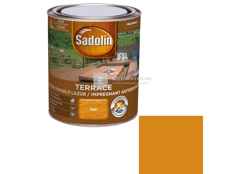 Sadolin Terrace kültéri fapadló lazúr fenyő 0,75 l