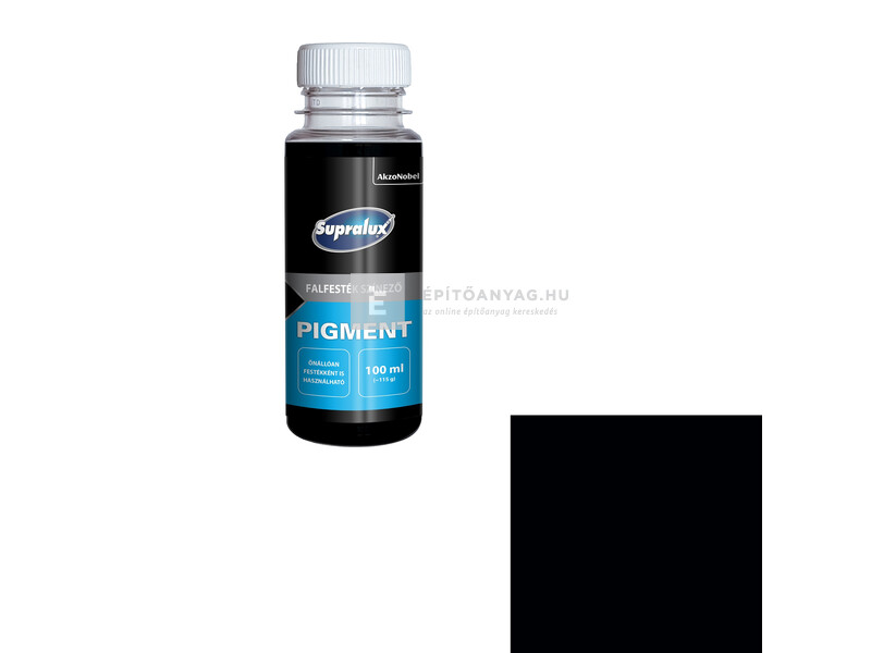 Supralux falfesték színező pigment vizes falfestékhez 100 ml fekete