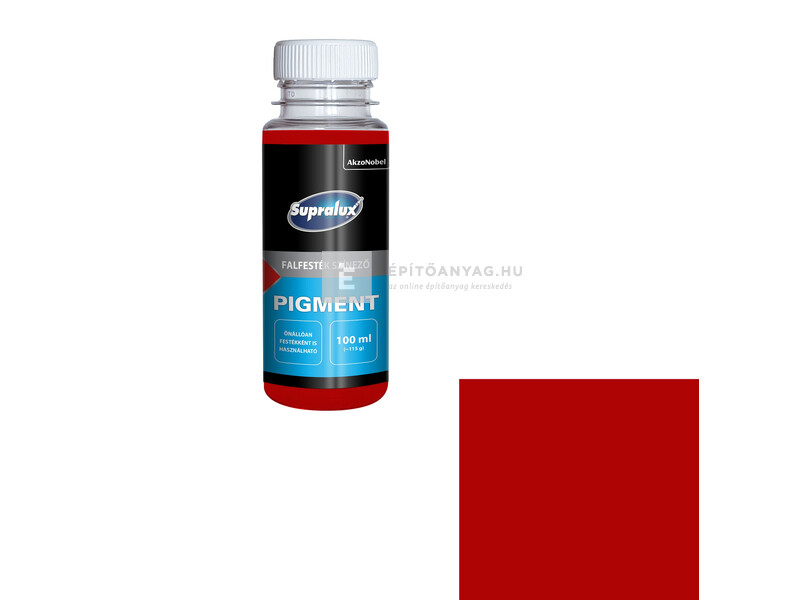 Supralux falfesték színező pigment vizes falfestékhez 100 ml piros