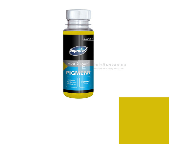 Supralux falfesték színező pigment vizes falfestékhez 100 ml sárga