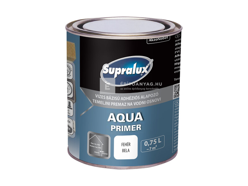 Supralux Aqua Primer alapozó fehér 0,75 l