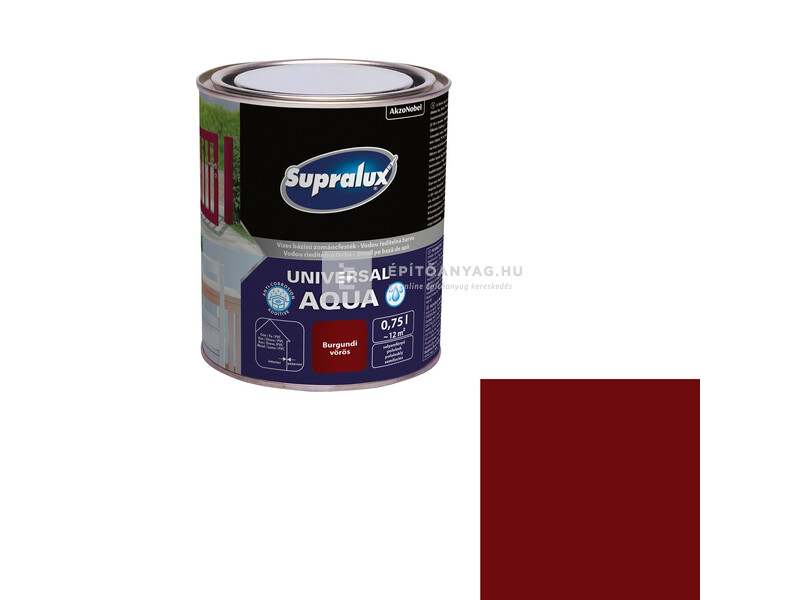 Supralux Universal Aqua burgundi vörös 0,75 l