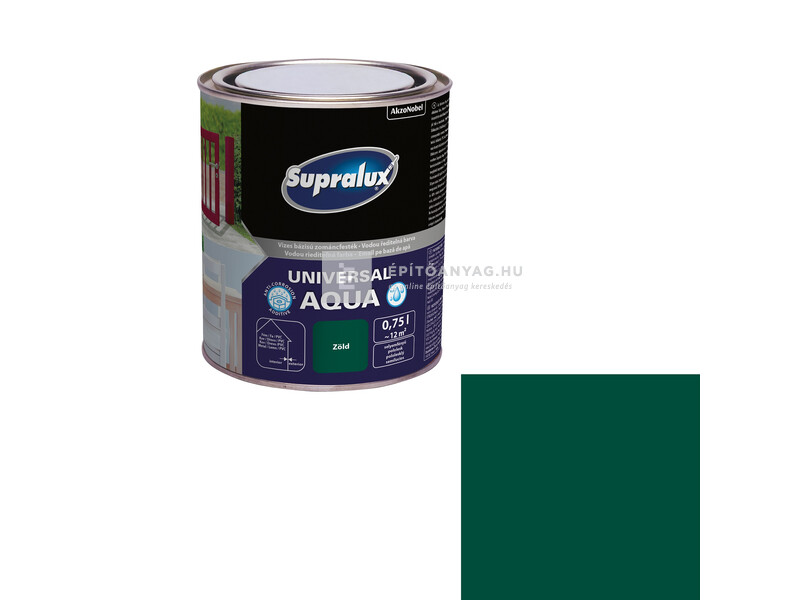Supralux Universal Aqua zöld RAL 6005 0,75 l