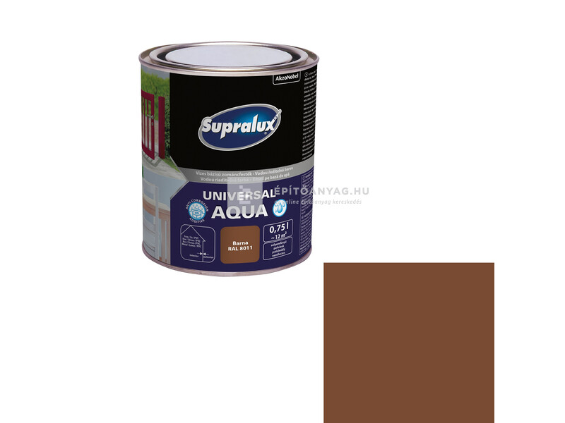 Supralux Universal Aqua barna RAL 8011 0,75 l