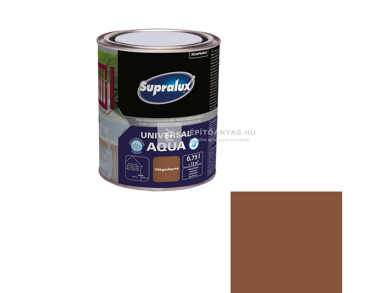 Supralux Universal Aqua világosbarna RAL 8024 0,75 l