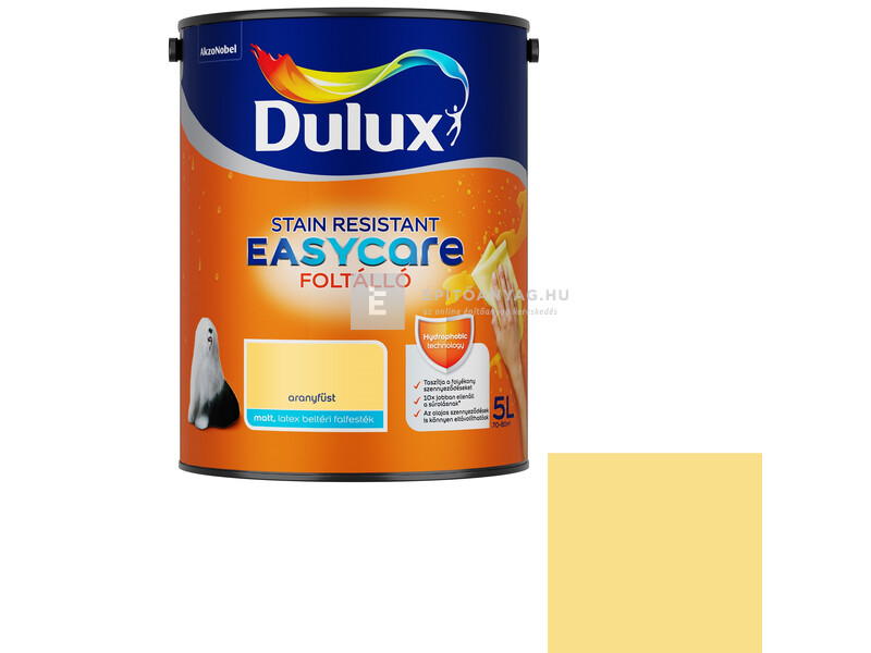 Dulux Easycare foltálló beltéri falfesték aranyfüst 5 l