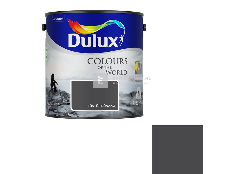 Dulux A Nagyvilág Színei matt beltéri falfesték füstös rúnakő 2,5 l