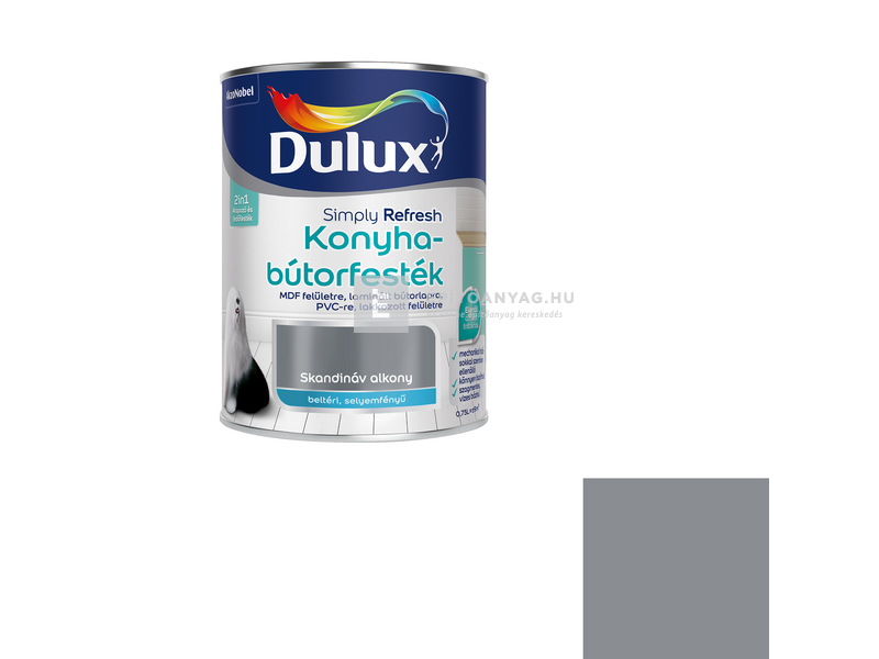 Dulux Simply Refresh konyhabútorfesték skandináv alkony 0,75 l