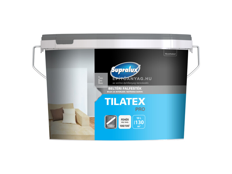 Supralux Tilatex Pro beltéri falfesték fehér 10 l