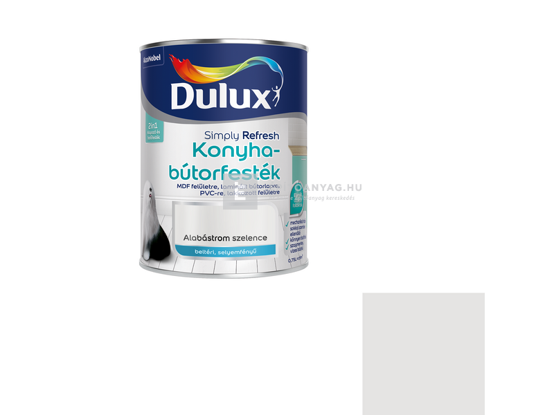 Dulux Simply Refresh konyhabútorfesték alabástrom szelence 0,75 l