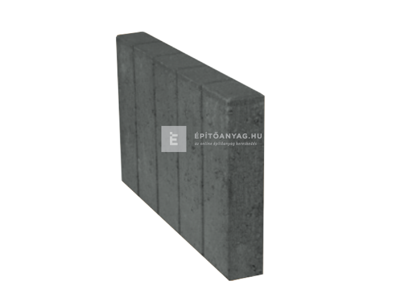 KK Kavics paliszád szegély antracit 6x50x30 cm
