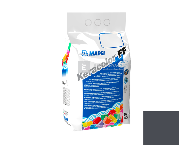 Mapei Keracolor FF Flex fugázó 114, antracit 5 kg