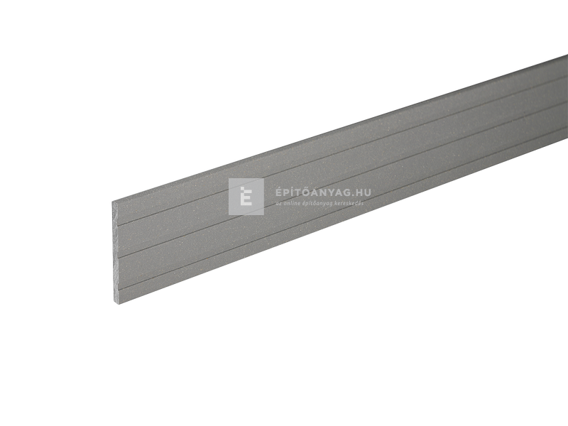 Márkamix Bergdeck WPC takaróprofil natúr felület, antracit,2,40 m/szál, 60 mm magas