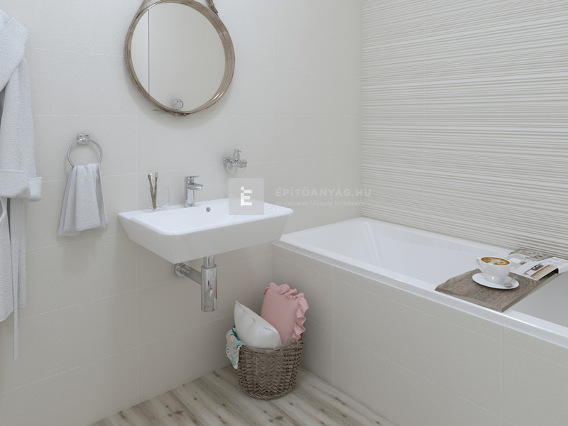 Ragno Trama bianco strutturato fibra 3d strukt. 25x76 dekor falicsempe, 00R5KQ06 1,14 m2/cs