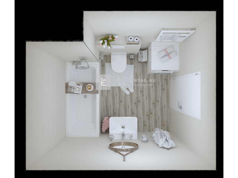 Ragno Trama bianco matt 25x76 falicsempe, 00R5K906 1,14 m2/cs