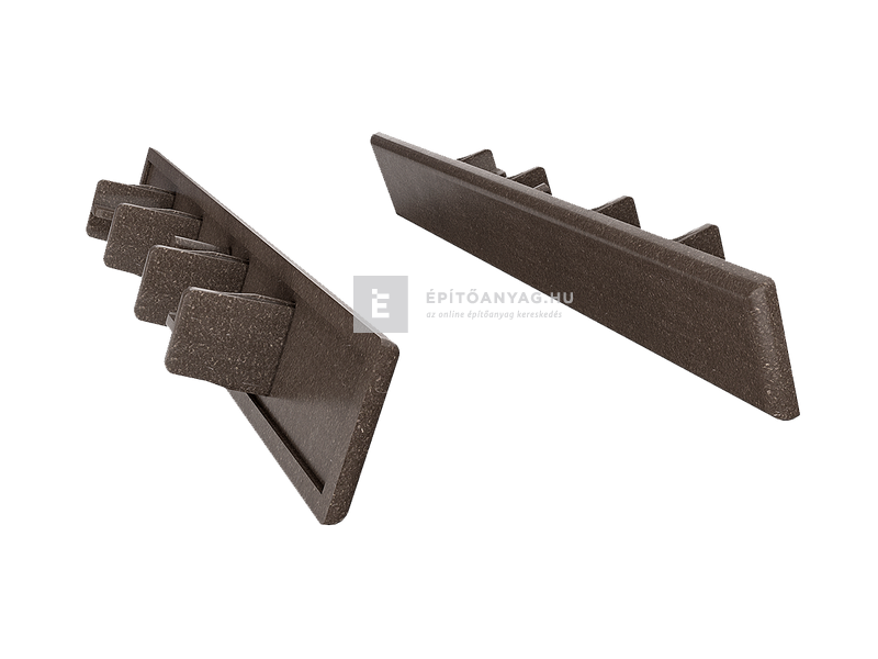 Márkamix Bergdeck WPC deszka végzáró natúr felülettel, színe : dió, 125 mm hosszú, 25 mm magas
