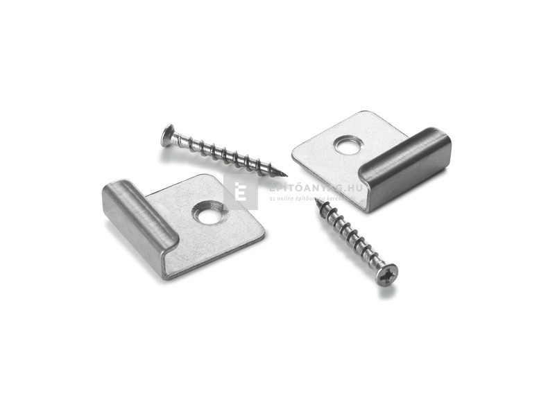 Márkamix Bergdeck WPC start klipsz csomag, 15 db start klipsz+rozsdamentes csavar