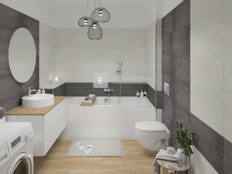 Paradyz Wood basic beige gres 20X60 padlólap (G1) 1,2 m2/cs