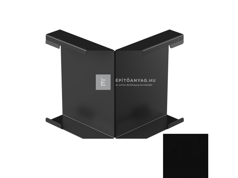Galeco STAL2 150 fekete belső sarokidom nútos takarólemezhez
