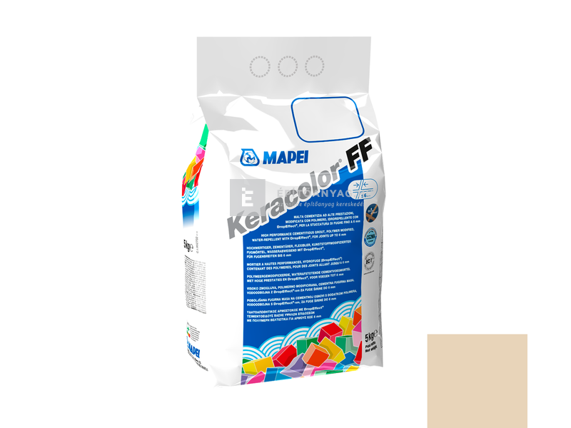 Mapei Keracolor FF Flex fugázó 132, bézs 5 kg