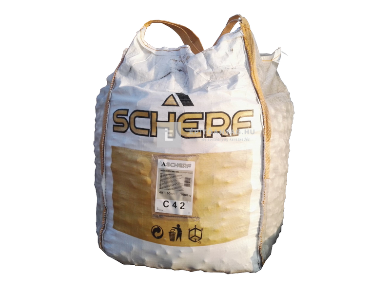 Scherf márványtörmelék felhőfehér 25-50 mm, ömlesztett