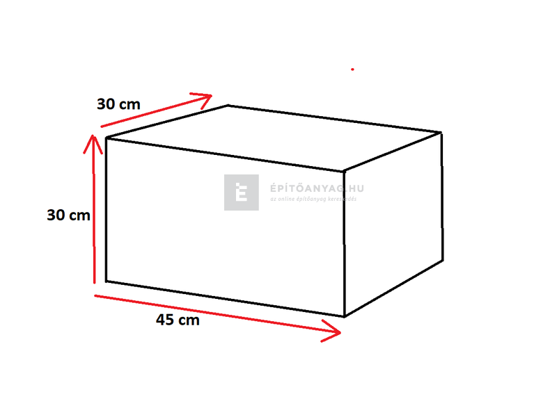 KK Kavics Lisszabon bordás kosár avar 45x30x30 cm
