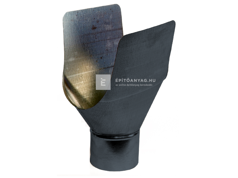 Colorferr 33 alumínium betorkolló csonk, hátul korcolt, antracit