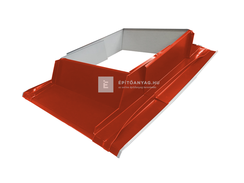 Colorferr alumínium kéményszegély, alsó-felső rész 51x51 cm, téglavörös