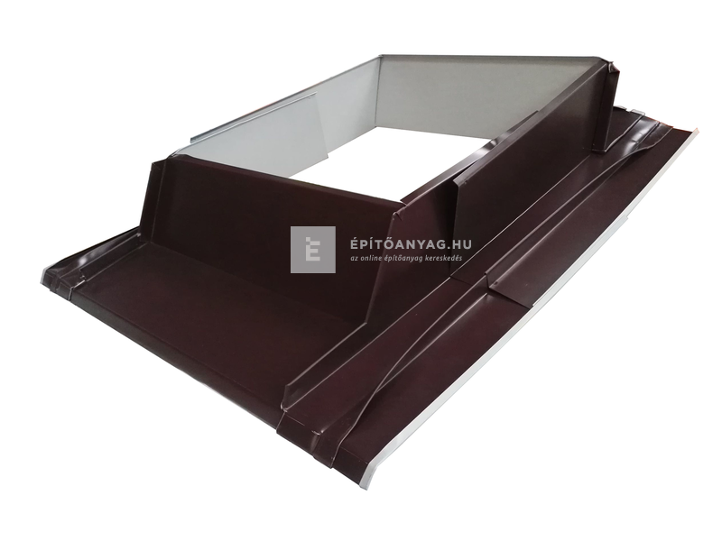 Colorferr alumínium kéményszegély, alsó-felső rész 51x51 cm, rézbarna