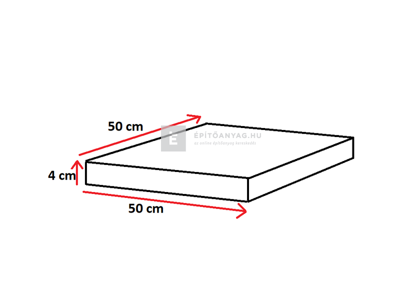 Leier pillér kúpos fedlap finombeton szürke 25x25x4 cm