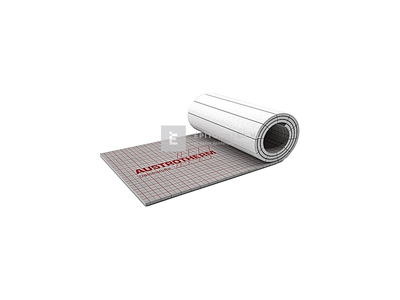 Austrotherm Trittschallrolle 650 lépéshangszigetelő tekercs PE-kasírozott 5 cm