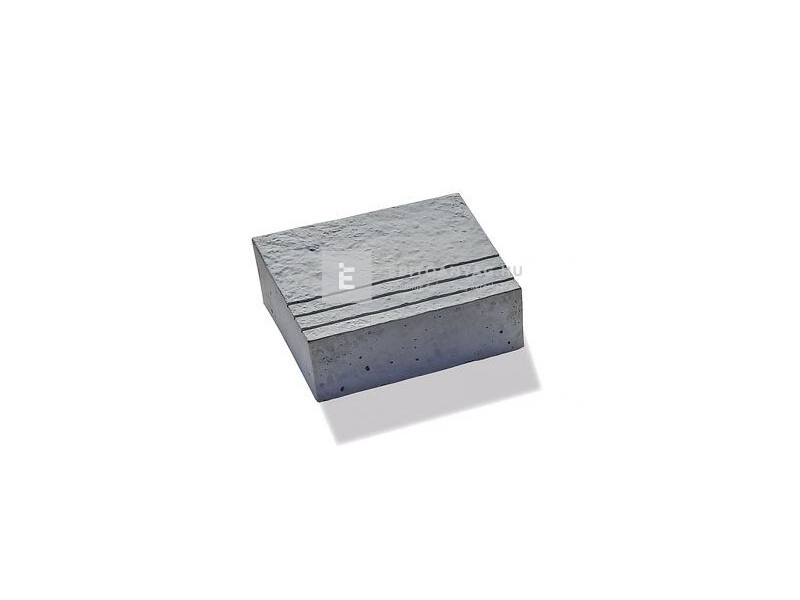 Semmelrock Bradstone Lias Lépcsőelem hamuszürke 45x35x15 cm