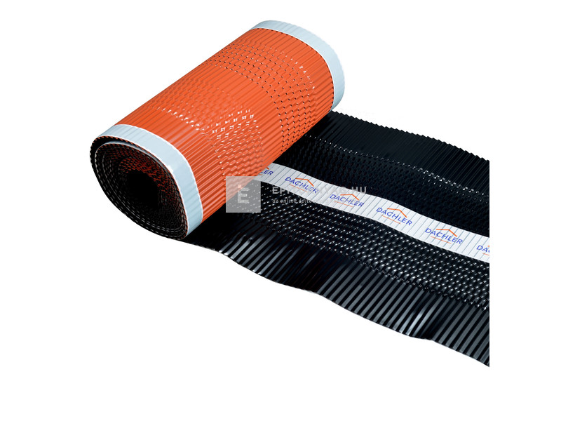 Dachler Micro-Roll alumínium kúpalátét fekete 30 cm x 5 m