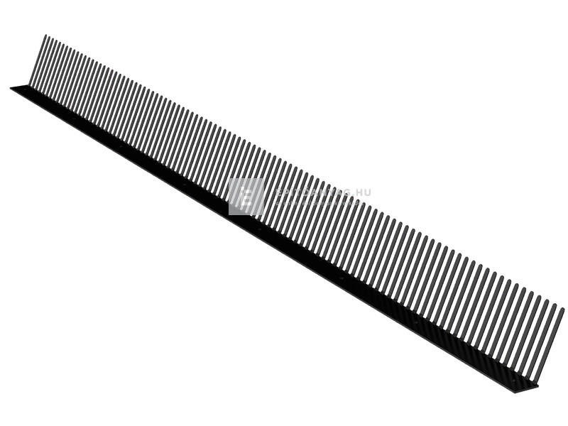 Műanyag lezárófésű antracit