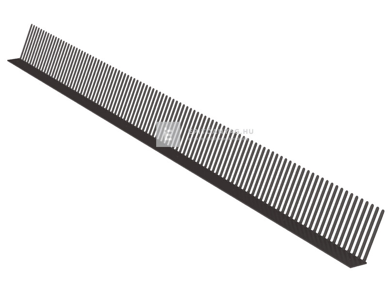 Műanyag lezárófésű barna