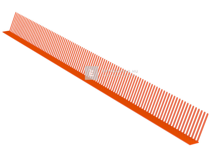 Műanyag lezárófésű téglavörös