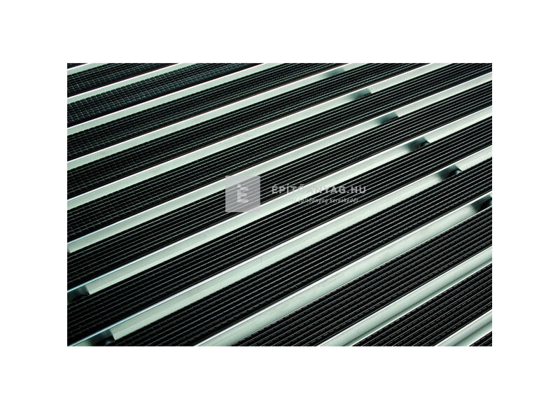 Aco Self Vario Rips alumínium lábtörlő rács gumi betéttel 60x40 cm