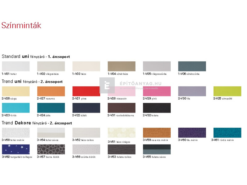 Roto Designo ZRV R4/R7 DE M AL Fényzáró belső roló, manuális, 1-V05 7/11, 74x118 cm