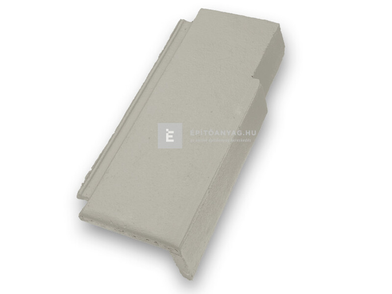 újHÁZ Leier Granite Lux Matt beton félszegélycserép jobb, antracit