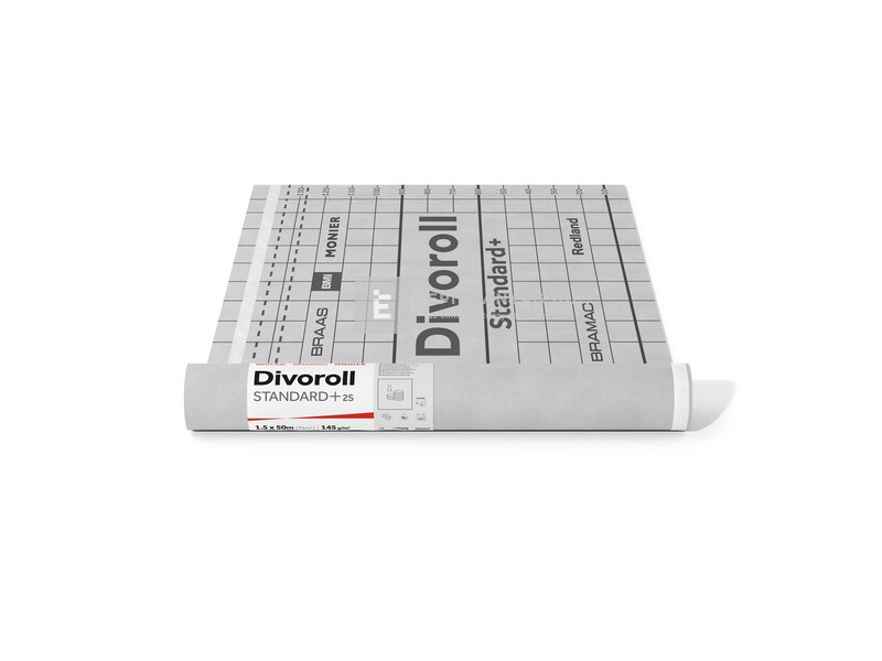 Bramac Divoroll Standard+ 145 2S páraáteresztő tetófólia 145 g/m2, 1,5x50 m