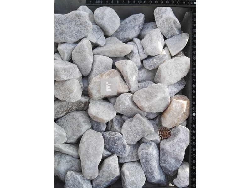 Scherf márványtörmelék felhőfehér 25-50 mm, 25 kg