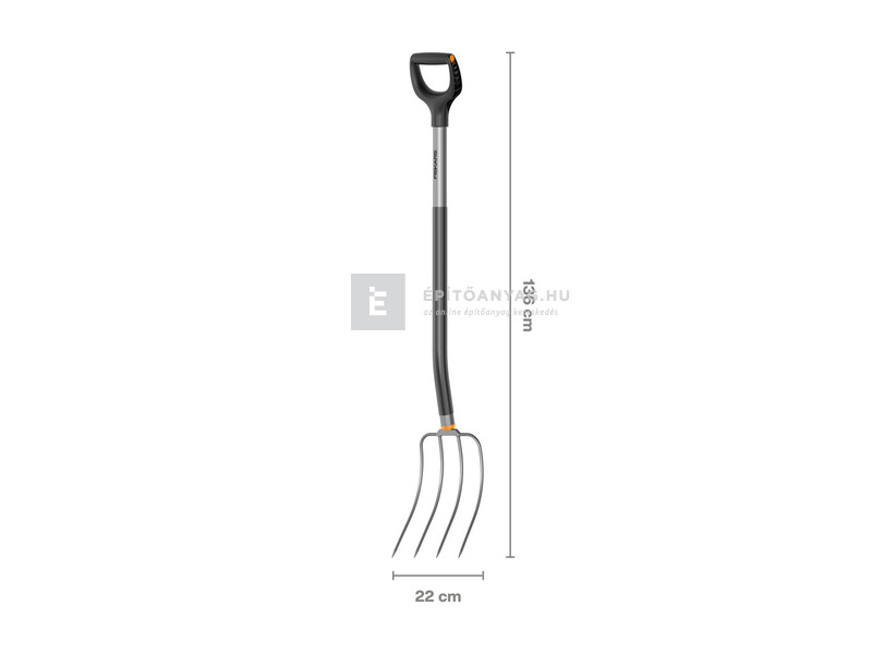 Fiskars Ergonomic komposztvilla, szürke